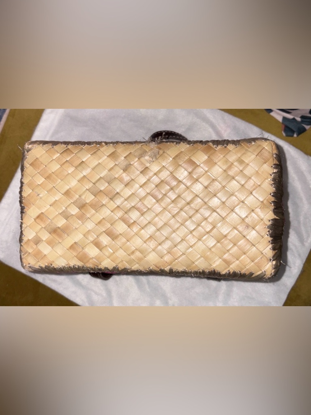 Kate Spade Rafia Hand Bag - Picture 7 of 7